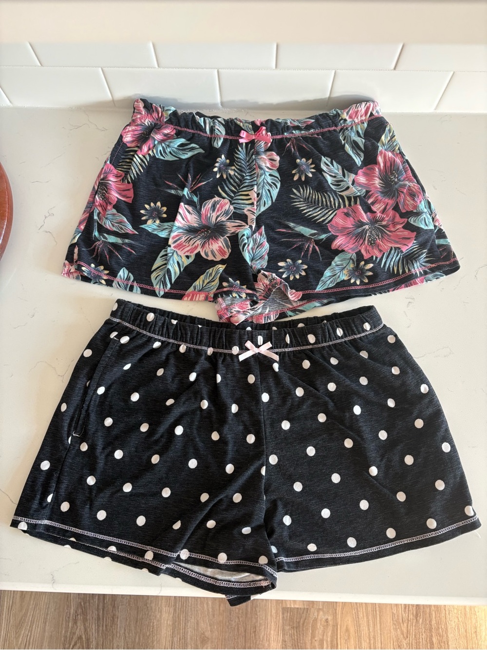 Women’s Roudelain Lounge Pajama Shorts pair